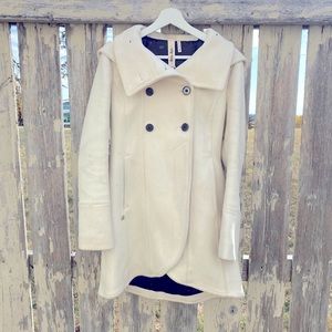 Soya & Kyo Double Breasted Wool Coat
